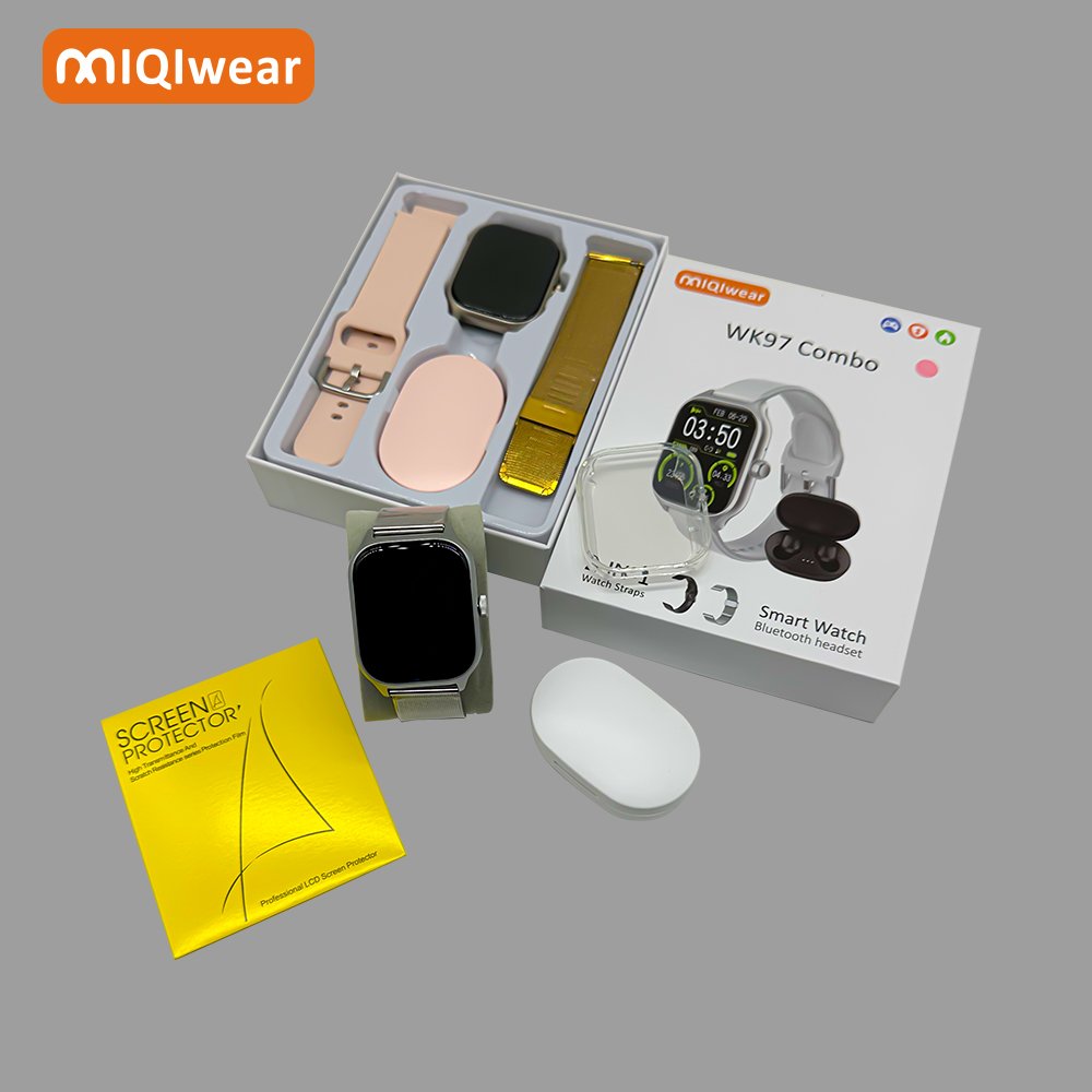 WK97 Special Smart Watch 2 In 1 Earbuds Series 9 Watch Reloj w26pro Max Tws Earphone Smartwatch 2 en 1