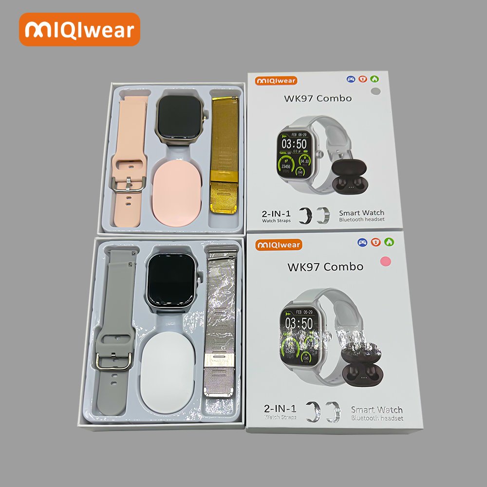 WK97 Special Smart Watch 2 In 1 Earbuds Series 9 Watch Reloj w26pro Max Tws Earphone Smartwatch 2 en 1