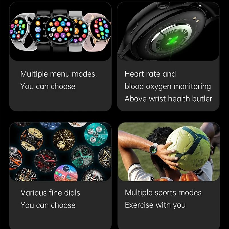 Flyrabbit 2024 New NFC HK85 Smart Watch Women 1.43 Inch AMOLED Screen 466x466 Always On Display Sport Bluetooth Call Smartwatch