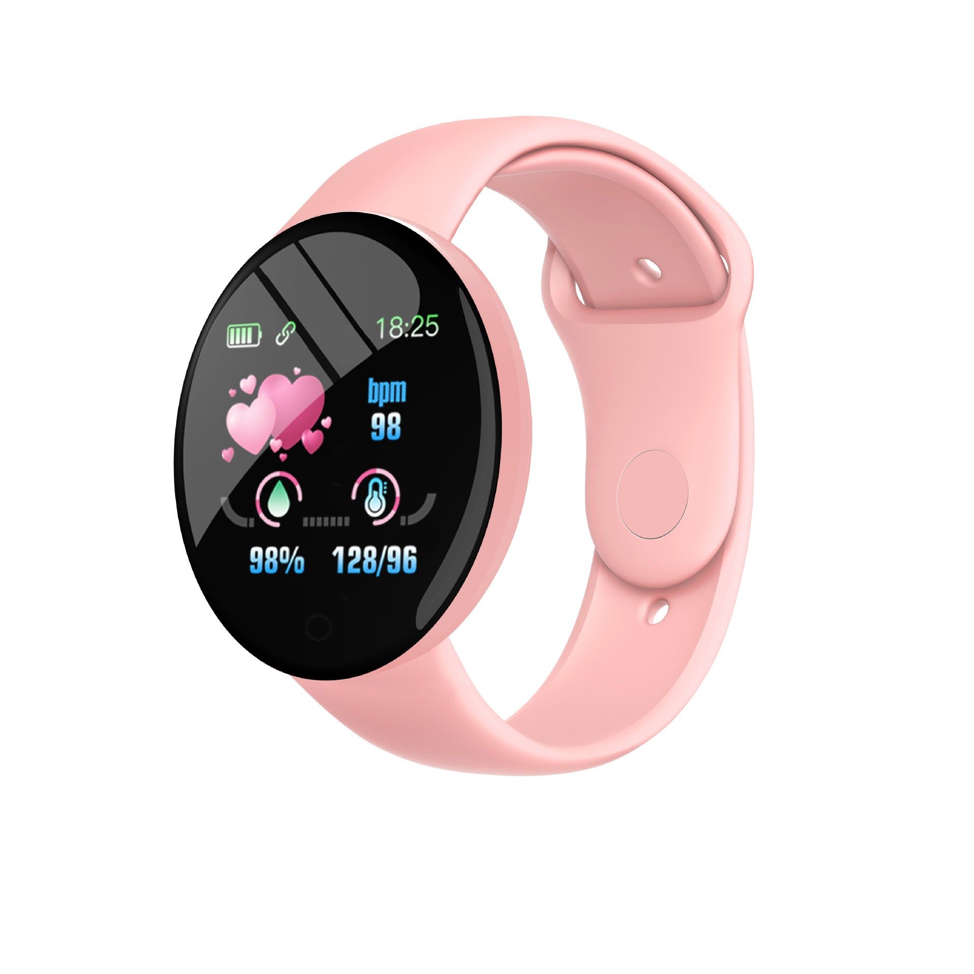 D18S Smart Watch Men Women Smartwatch Digital Watches Sport Fitness Tracker Watch Blood Pressure Waterproof Shenzhen Rubber Oled