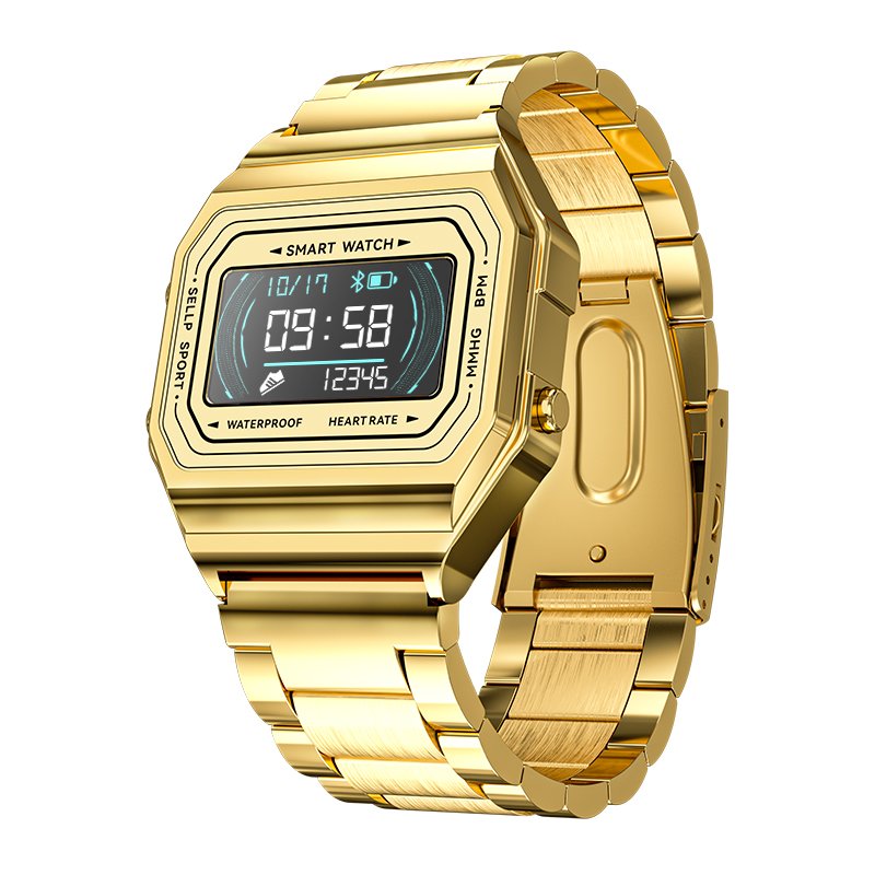 2023 New Arrival I6 Smart Watch Luxury Metal For Men Fashion Wristband Waterproof Stainless Steel Smart Watches