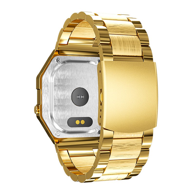 2023 New Arrival I6 Smart Watch Luxury Metal For Men Fashion Wristband Waterproof Stainless Steel Smart Watches