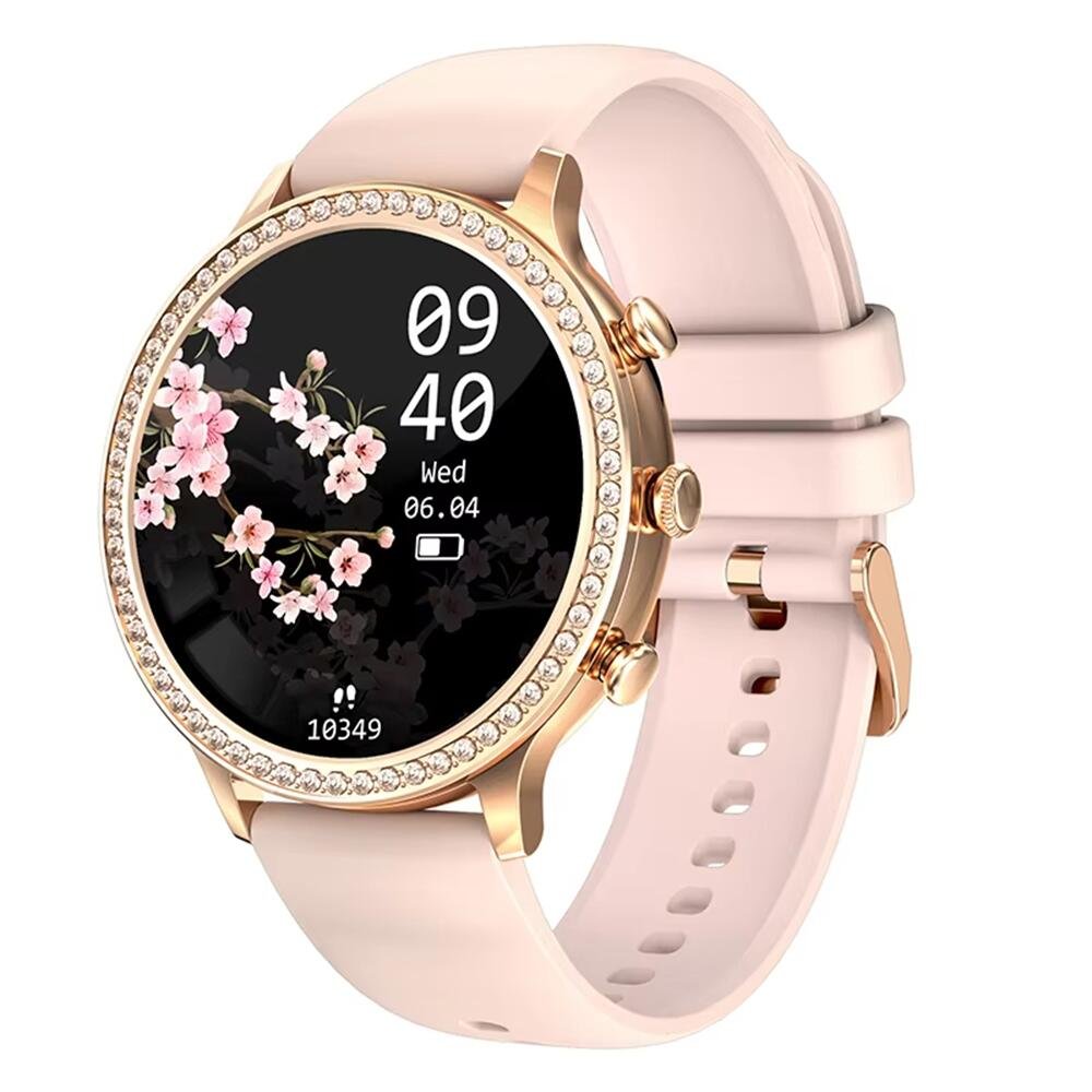 2024 New Fashion Diamond Women Watch I70 HRS3605 Support Dynamic Heart Rate True Blood Oxygen Detection BT Calling Smart Watch