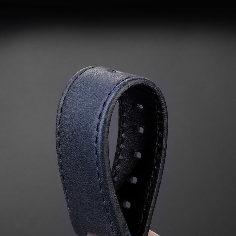 Retro Bamboo Pattern Smart Leather Watch Strap Quick Release 26*12mm Crocodile Prx Genuine Leather Watch Bands With Adjust Tool