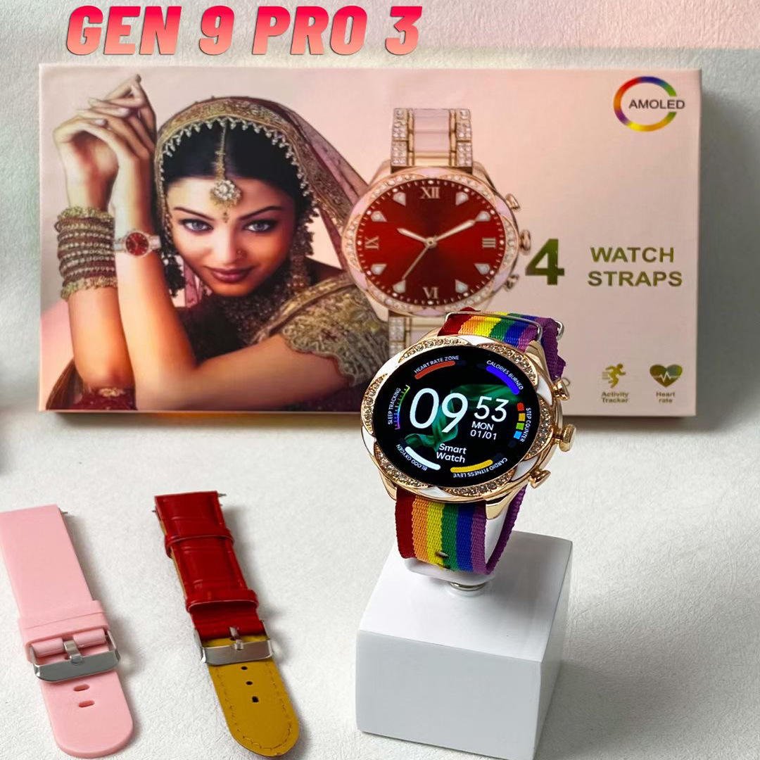 2024 New Gen9 Pro 3 suit Four watch straps smart luxury watch smartwatch i20 i40 i50 i60 ultra 2 pro max suit smart watch