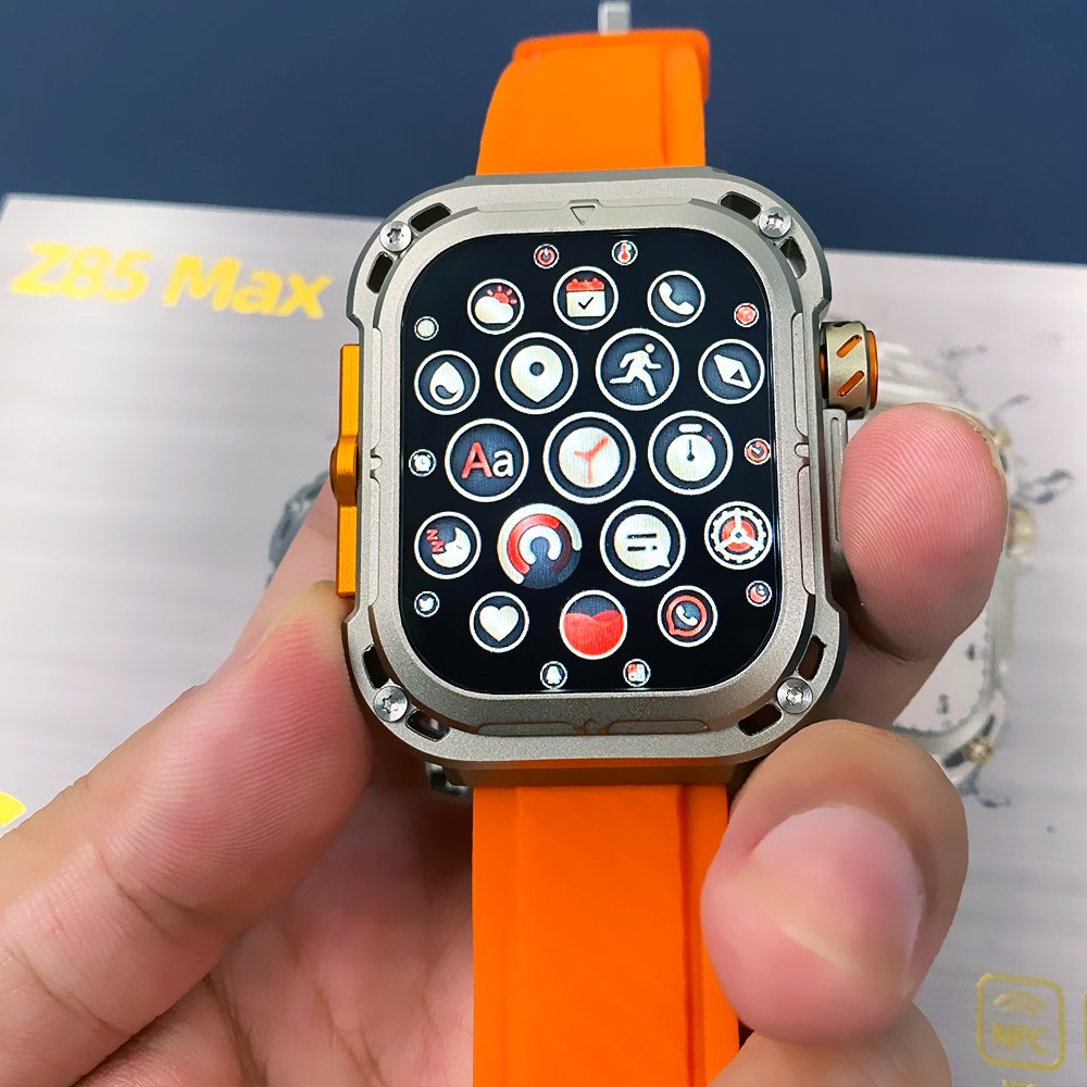 Z85 Max 3 Straps Rugged Outdoor Smartwatch AMOLED Long Battery IP68 Reloj inteligente Men Montre intelligente Smart watch Hombre
