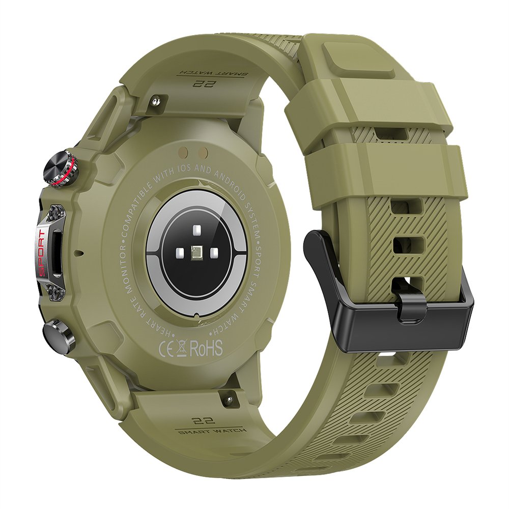 Sports Reloj Smartwatch BT Call IP68 Waterproof 1.43inch Amoled Screen Heart Rate Blood Oxygen Monitor HK87 Smart Watch for Men