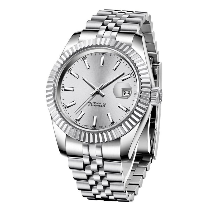 OEM luxury designer watch Strength manufacturer mechanical watch custom processing logo waterproof calendar stainless