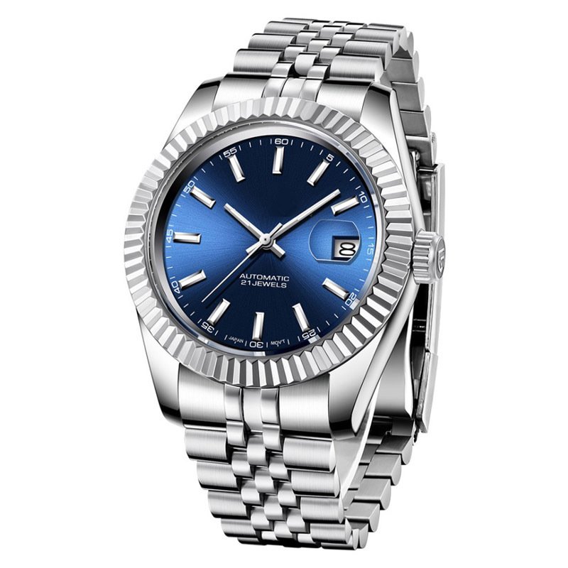 OEM luxury designer watch Strength manufacturer mechanical watch custom processing logo waterproof calendar stainless