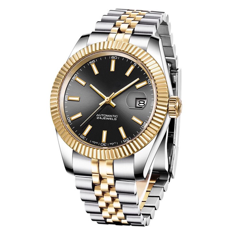 OEM luxury designer watch Strength manufacturer mechanical watch custom processing logo waterproof calendar stainless