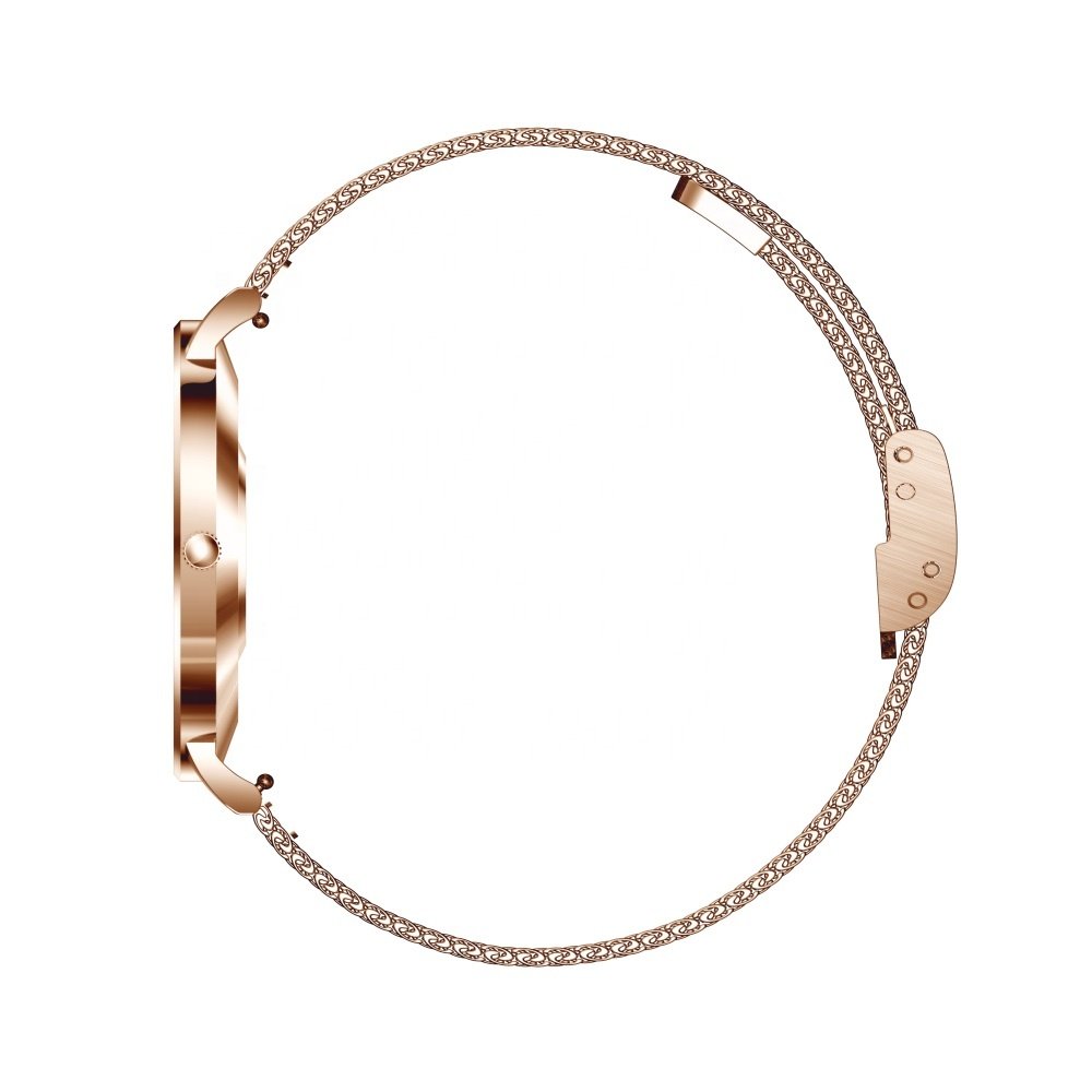 1.32 Inch T8 AMOLED Smart Watch with JL7013A6S Chip, Qwatch Pro APP, 6.8mm Ultra-thin and Fashionable Stainless Steel Case