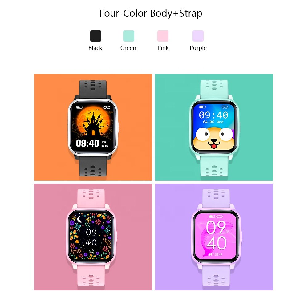 H69 Children's Game Smart Watch 1.4 Inch Pedometer Music Control Reloj Inteligente Health Monitoring Smart Watch Kids