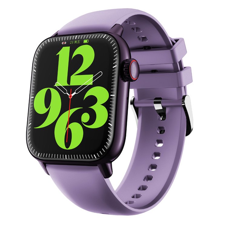 Women Health Reminders 1.83 Inch Display 100 Sports Modes Smart Watch Bands Sleep Monitoring Gel Watches For Nursing