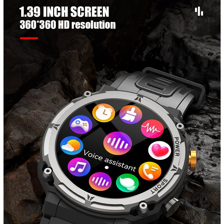 2023 new arrival C21PRO Outdoor Men sports watch deep waterproof 1ATM heart rate sleep monitoring smart watch