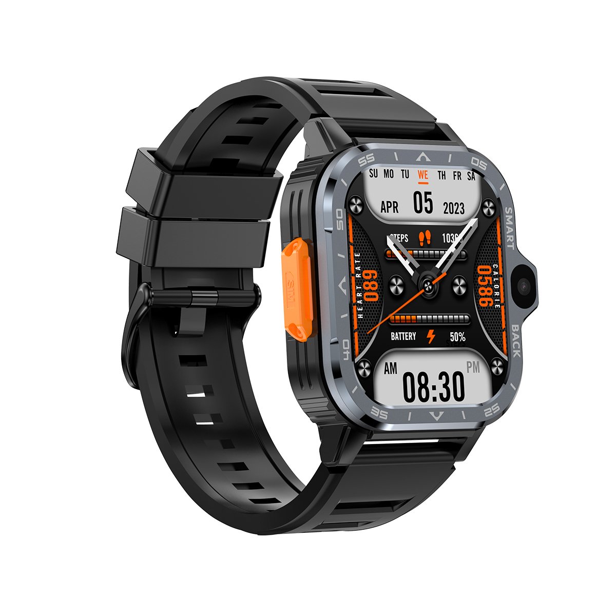2024 fashion Smart Watch for Men BT Call IP68 Waterproof 4G with sime card Outdoor Sports Smartwatch 800mAh Large Battery