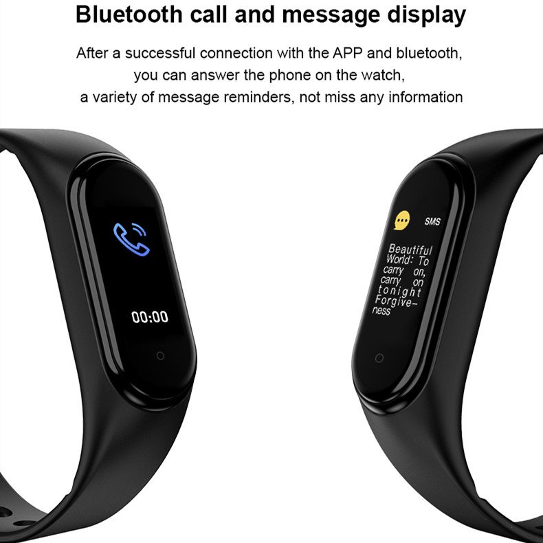 Wholesale M5 Sport Smart Watch Men BT band Fitness Tracker Women Call Smartwatch Play Music Bracelet Smartband