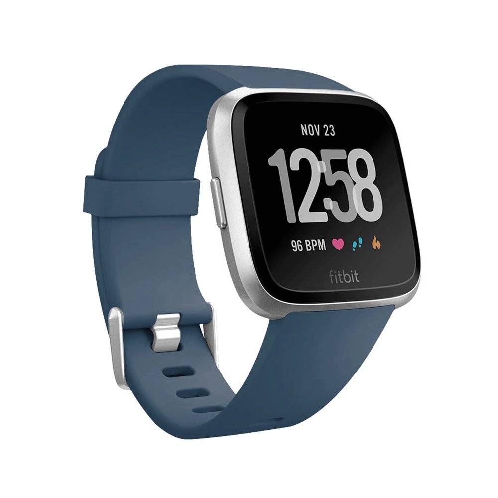 Chungming smart watch ladies men Sports strap for Fitbit Versa 2 strap classic soft silicone replacement wrist strap