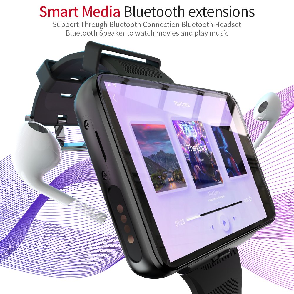 2.88 inch 4G Walking Motion Monitoring Smart Watch Android Smart Watch Gps Full Touch Screen