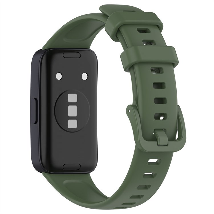 Watch Band For Huawei Band 8 Silicone Bracelet Waterproof Breathable Quick Replace Pure Color Fashion Smart Watch Band
