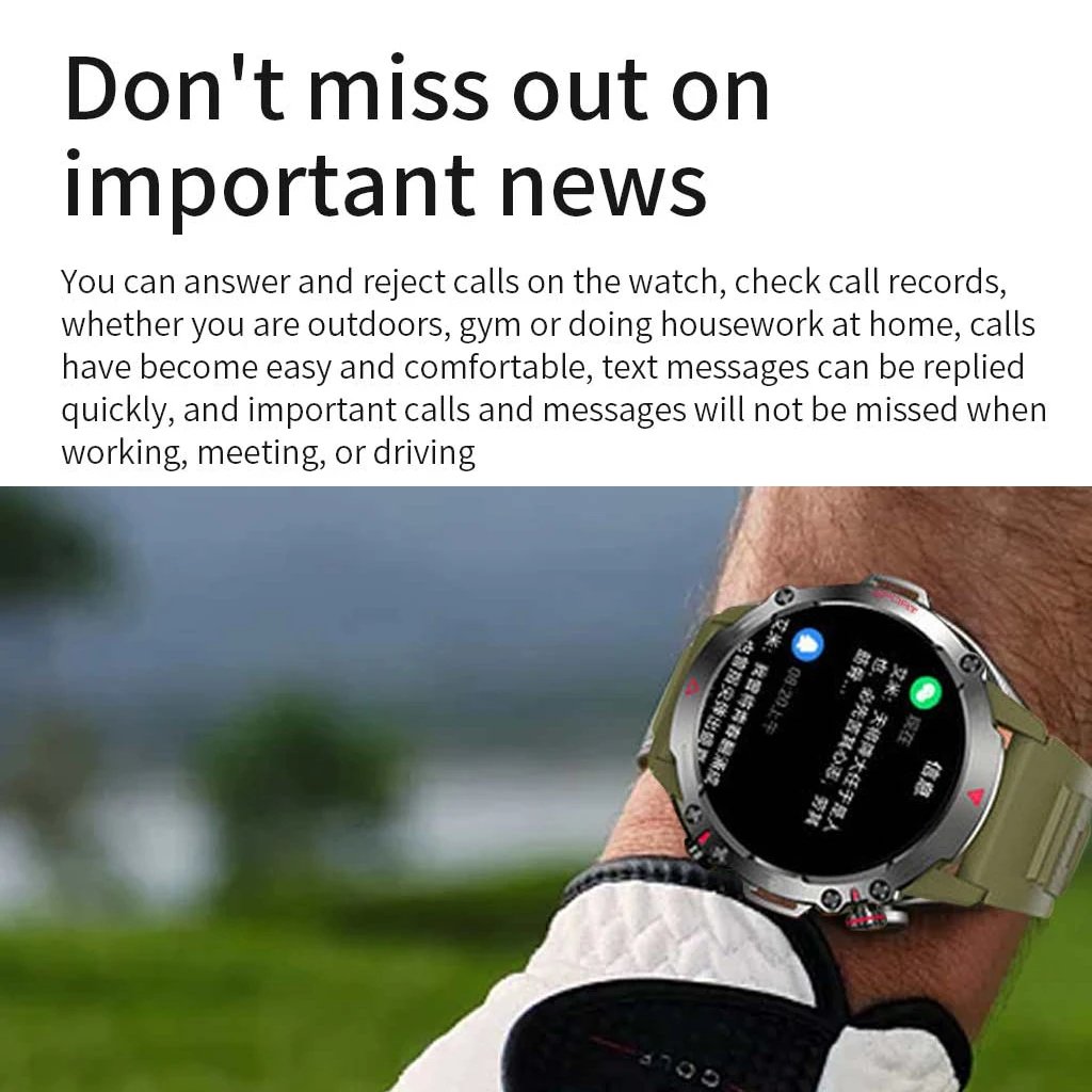 S611 Smart Watches Large Battery Heart Rate Blood Relogio Smartwatch Round Display Wearable Devices