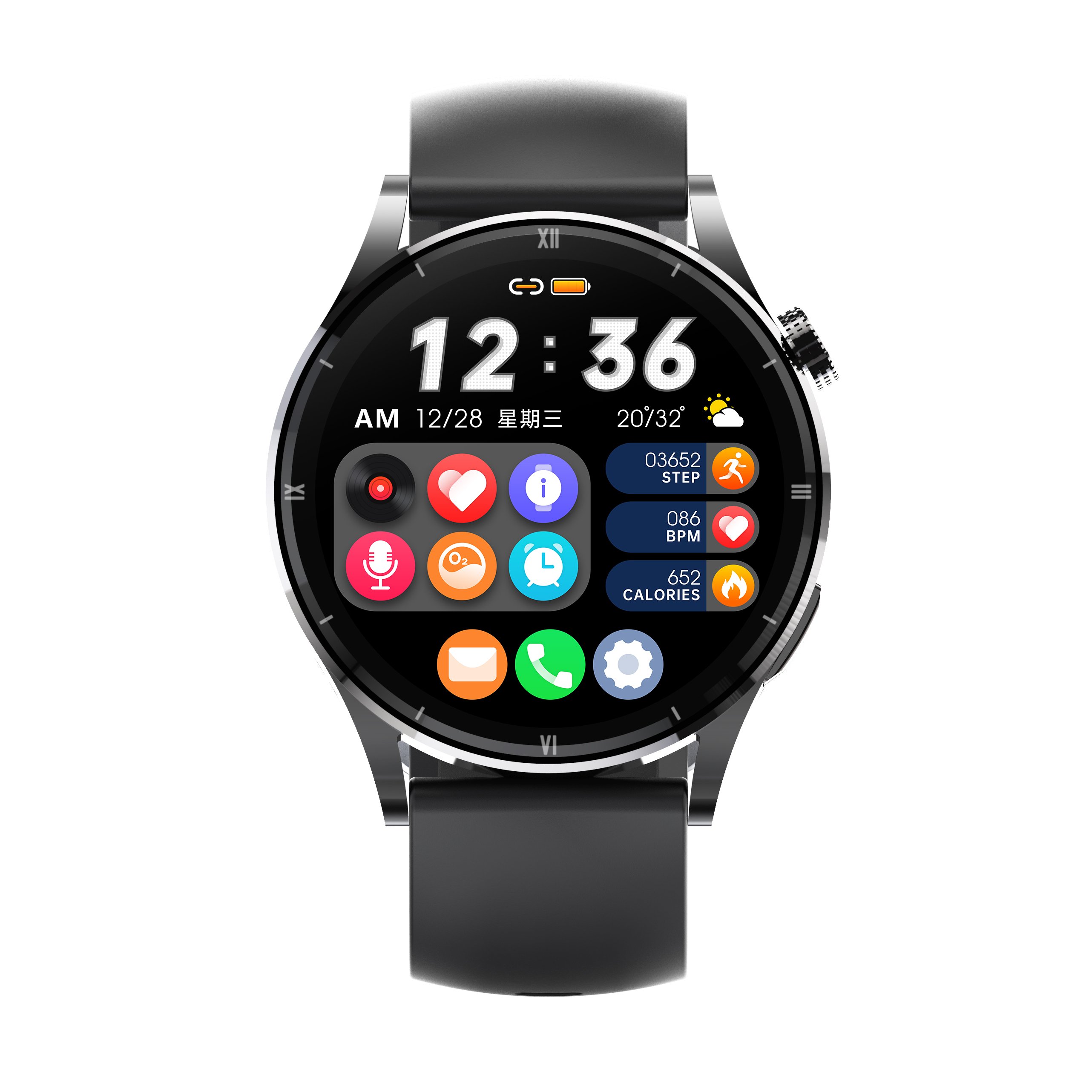 2024 NEW Fashion QS39 Smartwatches 1.32 Touch Screen heart rate Relojes BT Call Body Temperature Smart Watch for Men and women