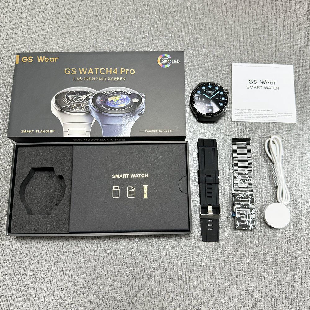 Gs watch4 pro IP67 Waterproof Smartwatch AI voice assistant Reloj inteligente 2024 Montre intelligente NFC Smart watch