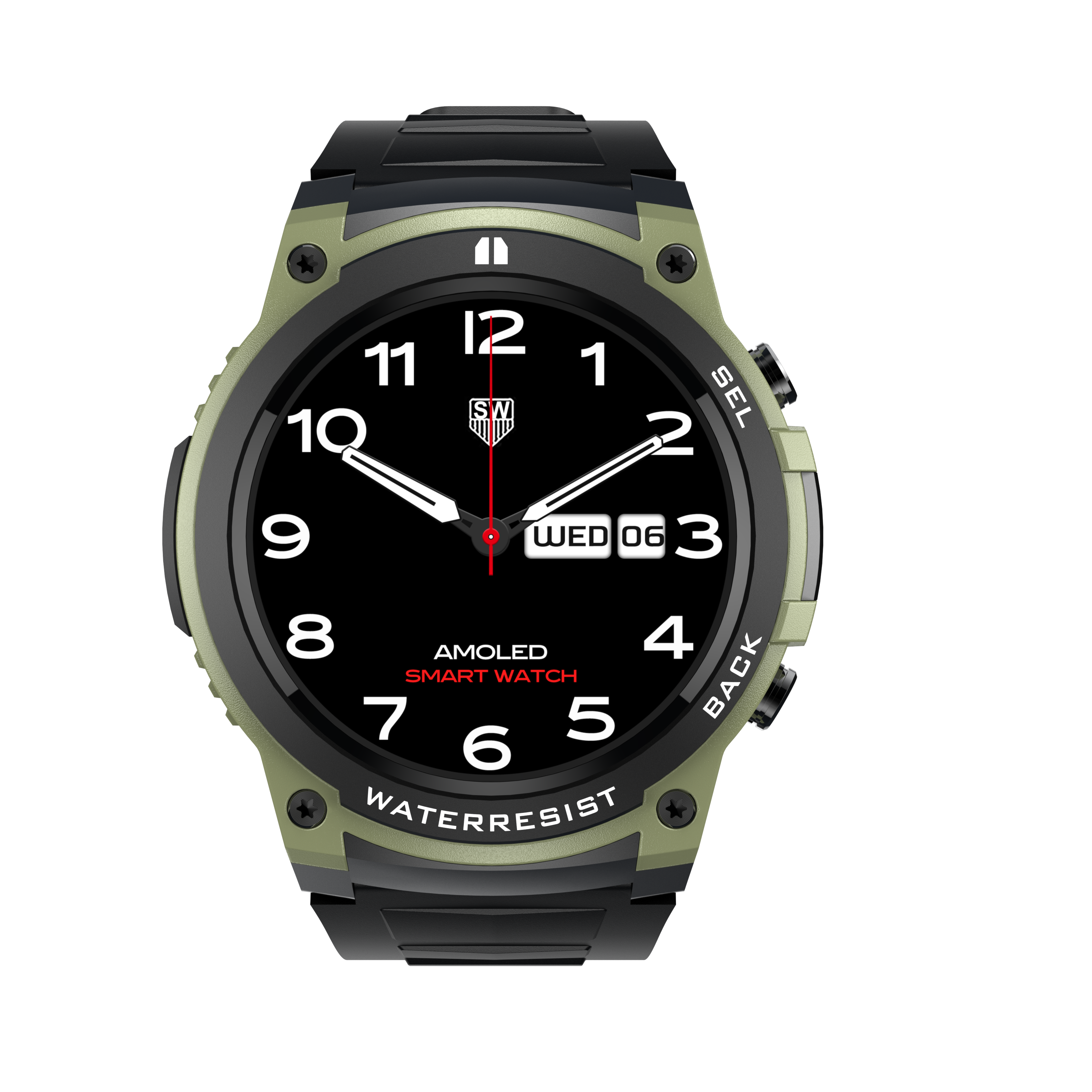 Factory Wholesale Super Amoled Always On Screen Bt call Blood Oxygen Long Battery IP68 Men Fitness Sports Rugged Smart Watch