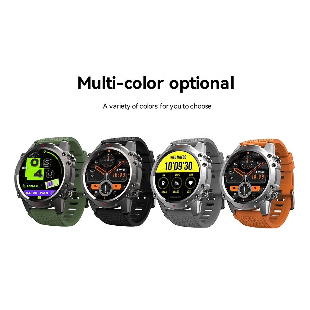 DM52 Sport Outdoor Smart Watch 2023 Big Round Screen Smartwatches for Men Fashion IP68 280mAh BT Call Smartwatch