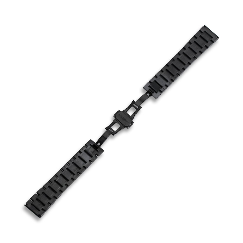 Luxury Black Metal stainless steel watch band Wrist Watch Bracelet suitable for smart watch series 7 6 5 4 3 2 1