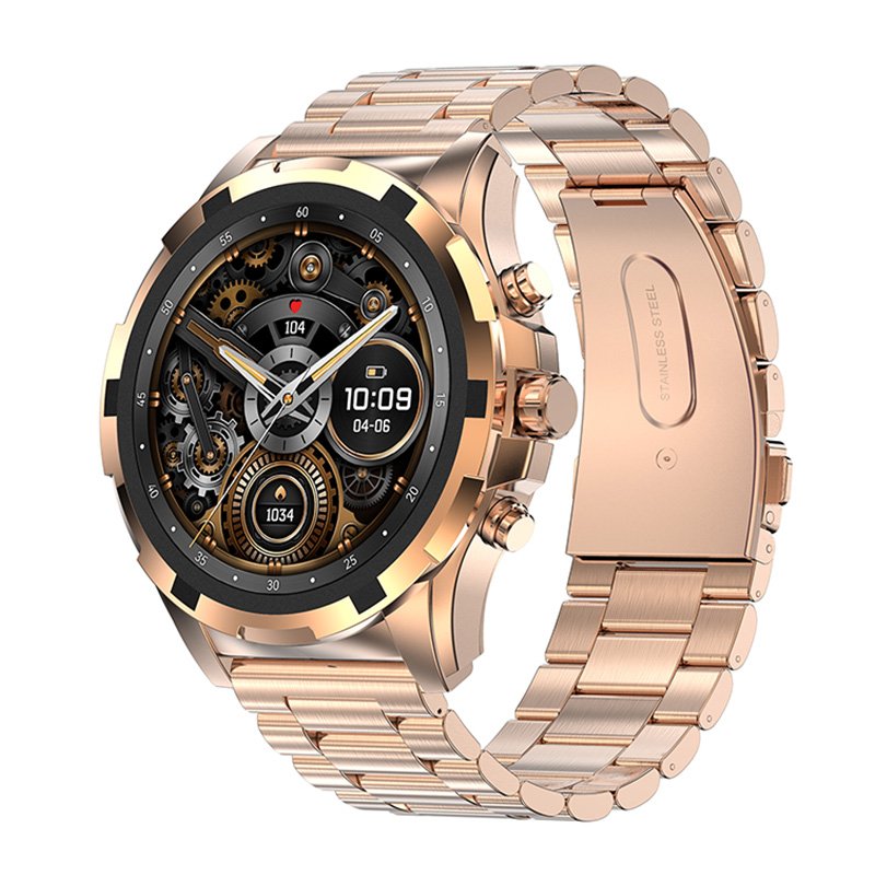 Amoled Smart Watch HK98 Women's Health 1.43" Screen Waterproof Blood Pressure BT Call Always on Display NFC Smartwatch for Men