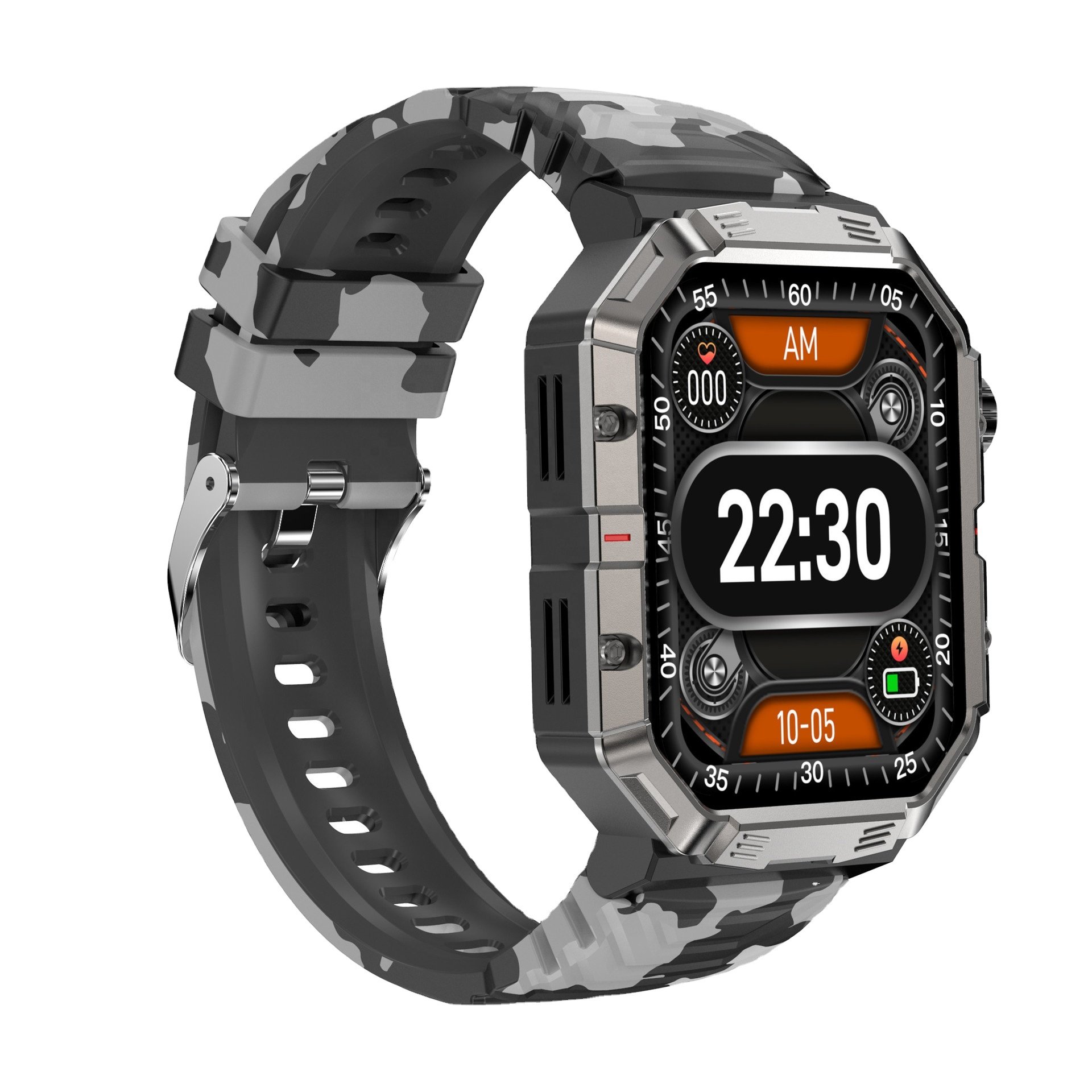 New Watch Latest Outdoor Triple Defense Smart Bracelet 2.02 inch TFT Display Breathing Training Smart Watch