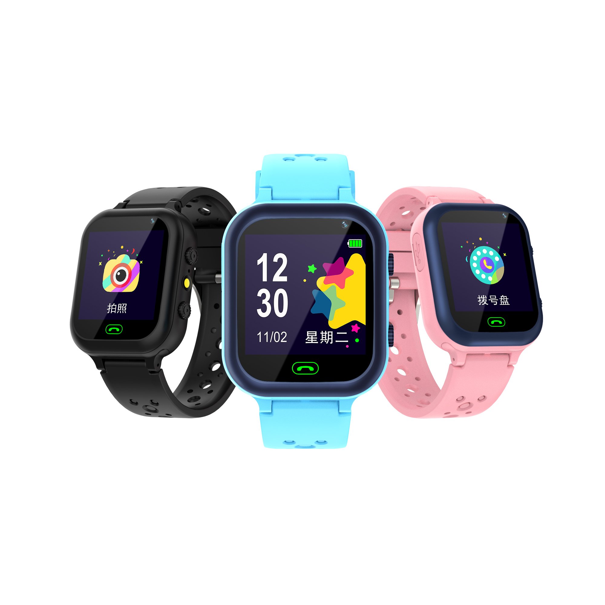 1.44" TFT 2G SOS Button Q15 400mAh Super Long Standby Smart Watch For Kids Phone With Sim Card And Camera Mobile