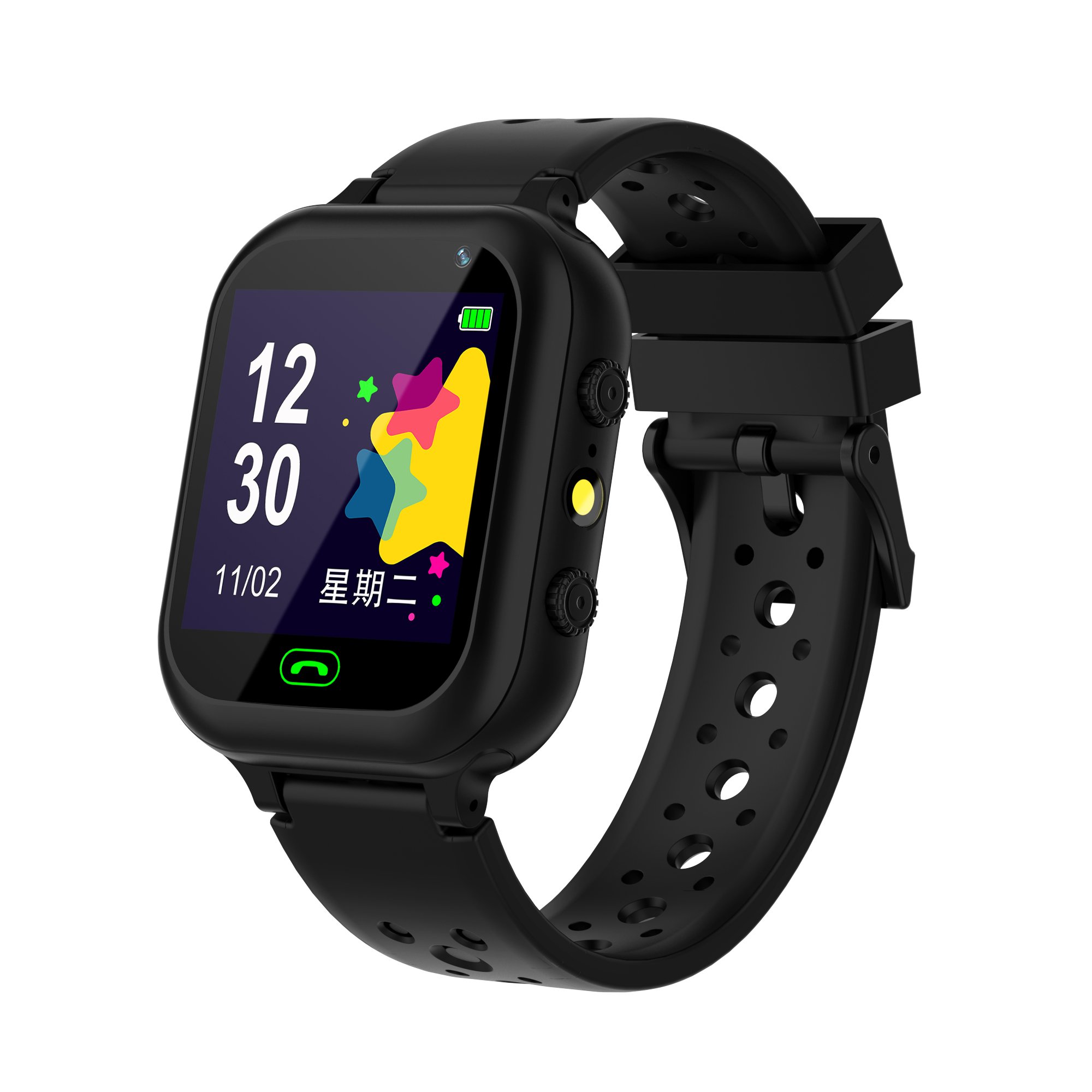 1.44" TFT 2G SOS Button Q15 400mAh Super Long Standby Smart Watch For Kids Phone With Sim Card And Camera Mobile