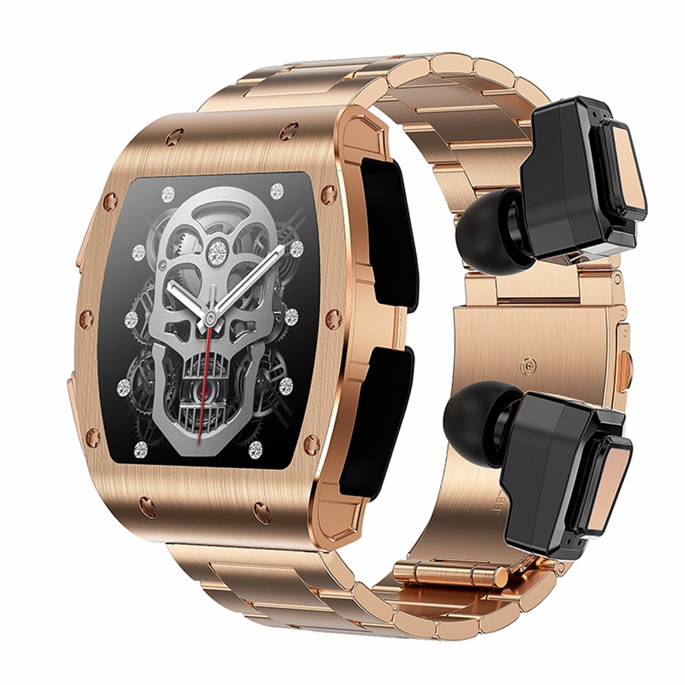 2024 JM09 2 in 1 TWS Smart Watch Wireless Earphone Waterproof Heart rate Sports Smartwatch with Earbuds For Men