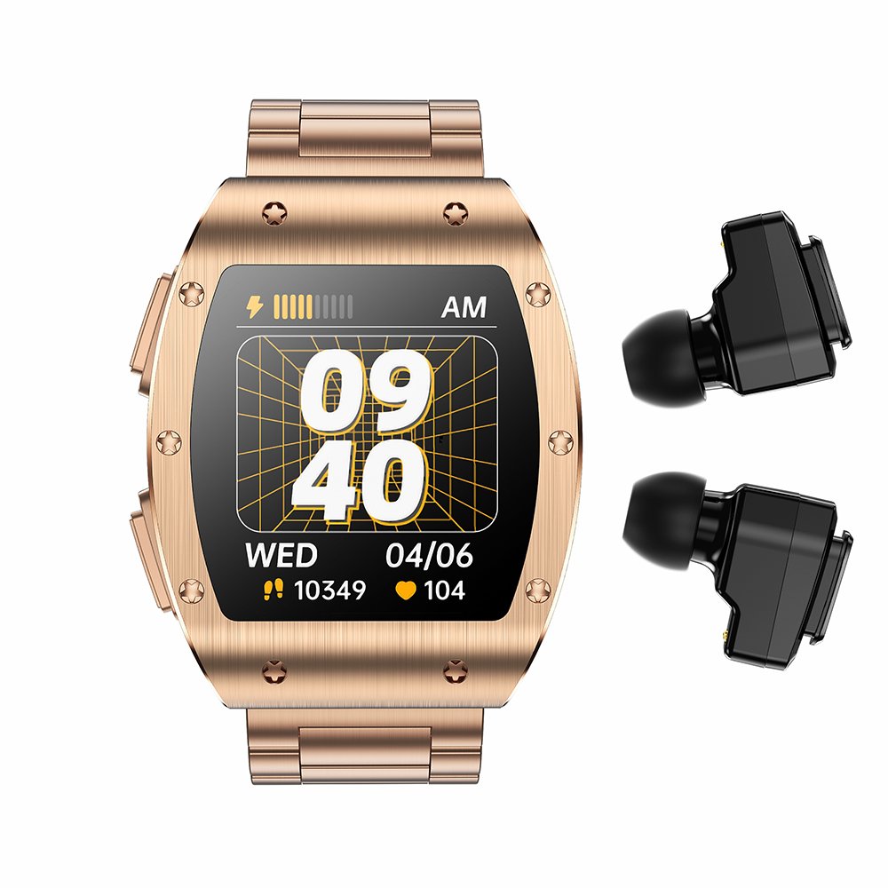 2024 JM09 2 in 1 TWS Smart Watch Wireless Earphone Waterproof Heart rate Sports Smartwatch with Earbuds For Men
