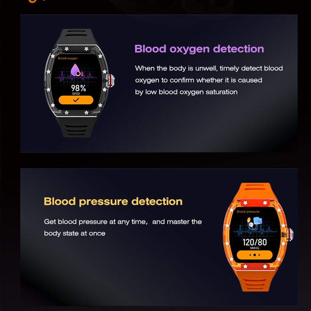 Classic design rm 56 67 smart watch horlogs 2023 2024 transparent sapphire men reloj watch