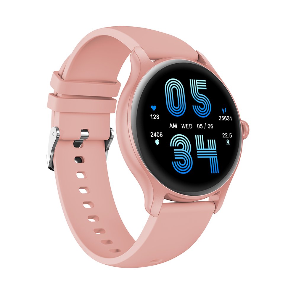 SMA Smart Care R17 Round Smart Watch 1.28 Inch Full Touch Screen Smartwatch Fitness Tracker Health Monitor Watch For Women Men