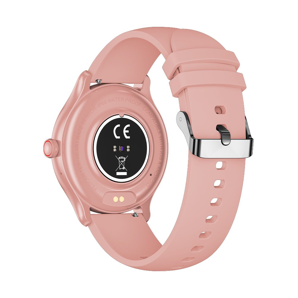 SMA Smart Care R17 Round Smart Watch 1.28 Inch Full Touch Screen Smartwatch Fitness Tracker Health Monitor Watch For Women Men