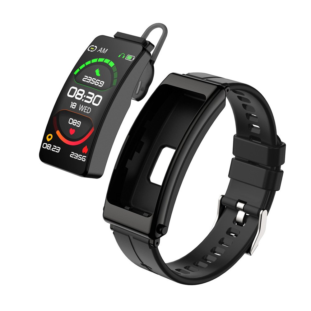New Trending K13 1.14 inch Steel Band Watch Earphone 4M+32M Detachable B T Calling Smart Watch For Android iOS