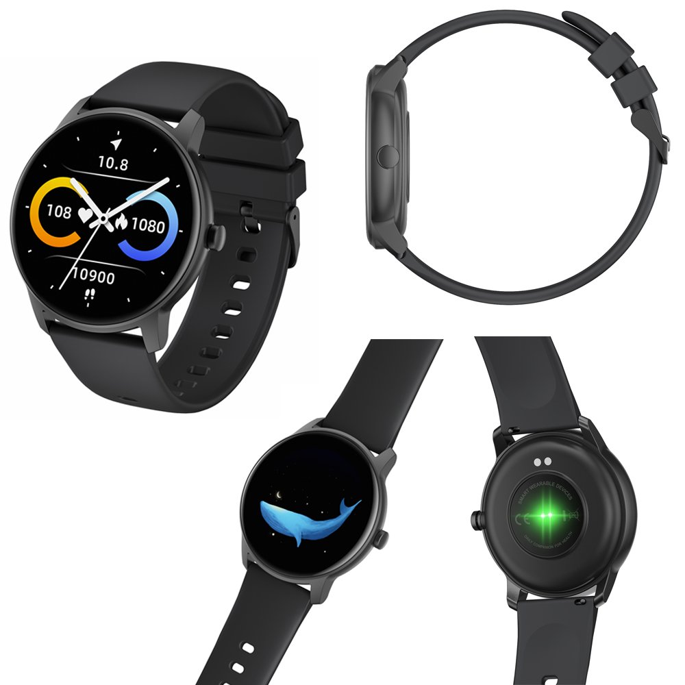 round watch smart wristband lady women men ip68 waterproof touch display smart bracelet reloj inteligente smartwatch smart watch