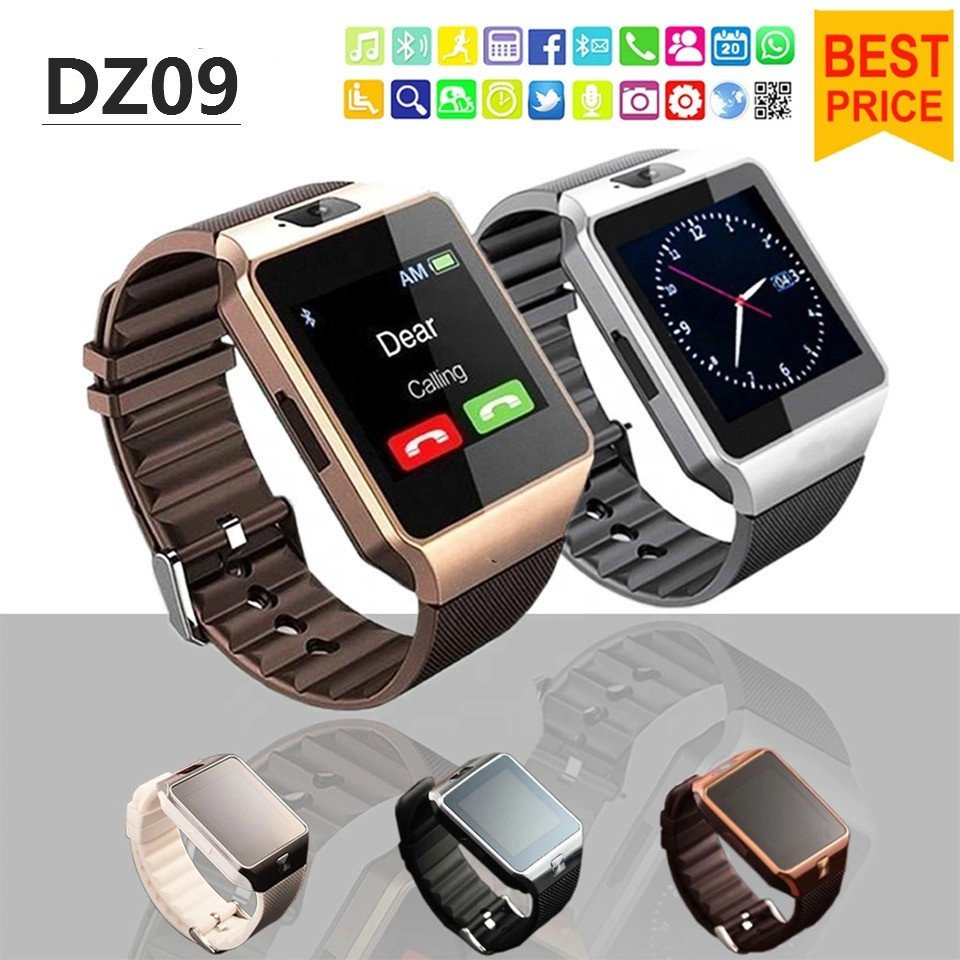 Smart Watch DZ09 with Touch Screen camera TF card smartwatch dz09 smart watch