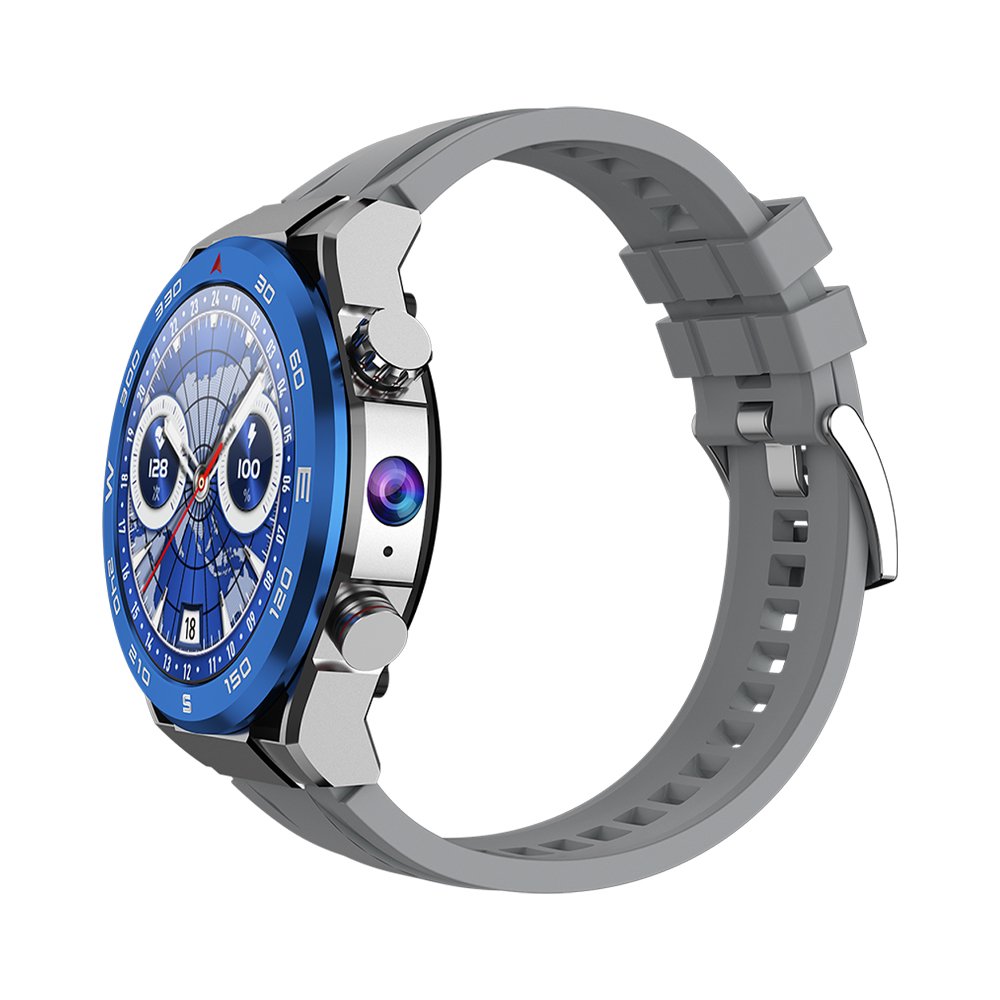 2024 B8 4G Smartwatch 1.62Inch Amoled Dual Camera Video Call SOS 980mAH WIFI Smart Watch For Men