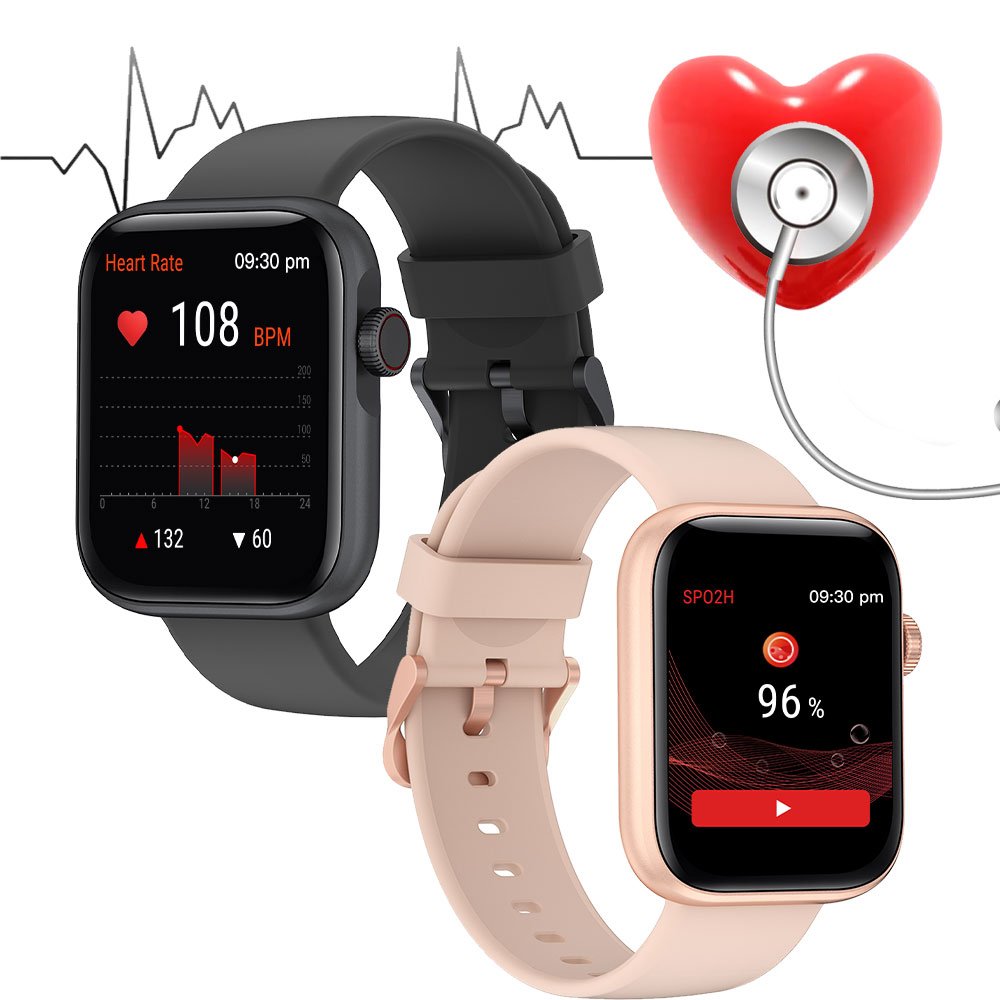 2022 Fashion Heart Rate Fitness sport watch waterpoof Touch Screen Tracker Smart watch