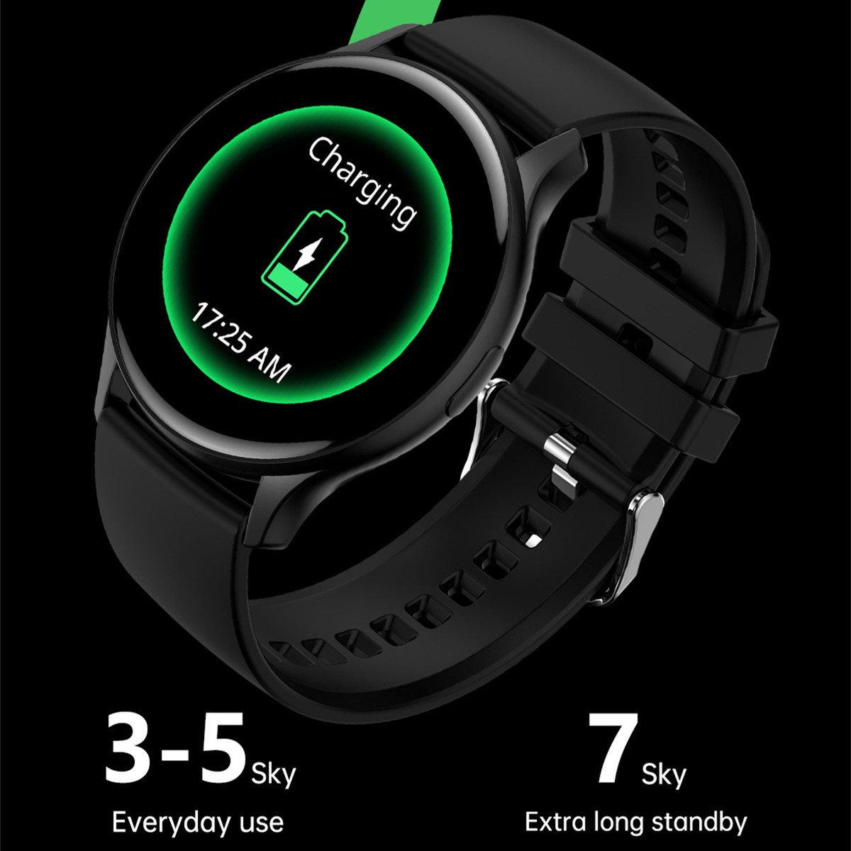 Maxtop Fashion Round AMOLED Smartwatch Calling Function Android Smart Watch Mens Waterproof Touch Sport Fitness Smart Watches