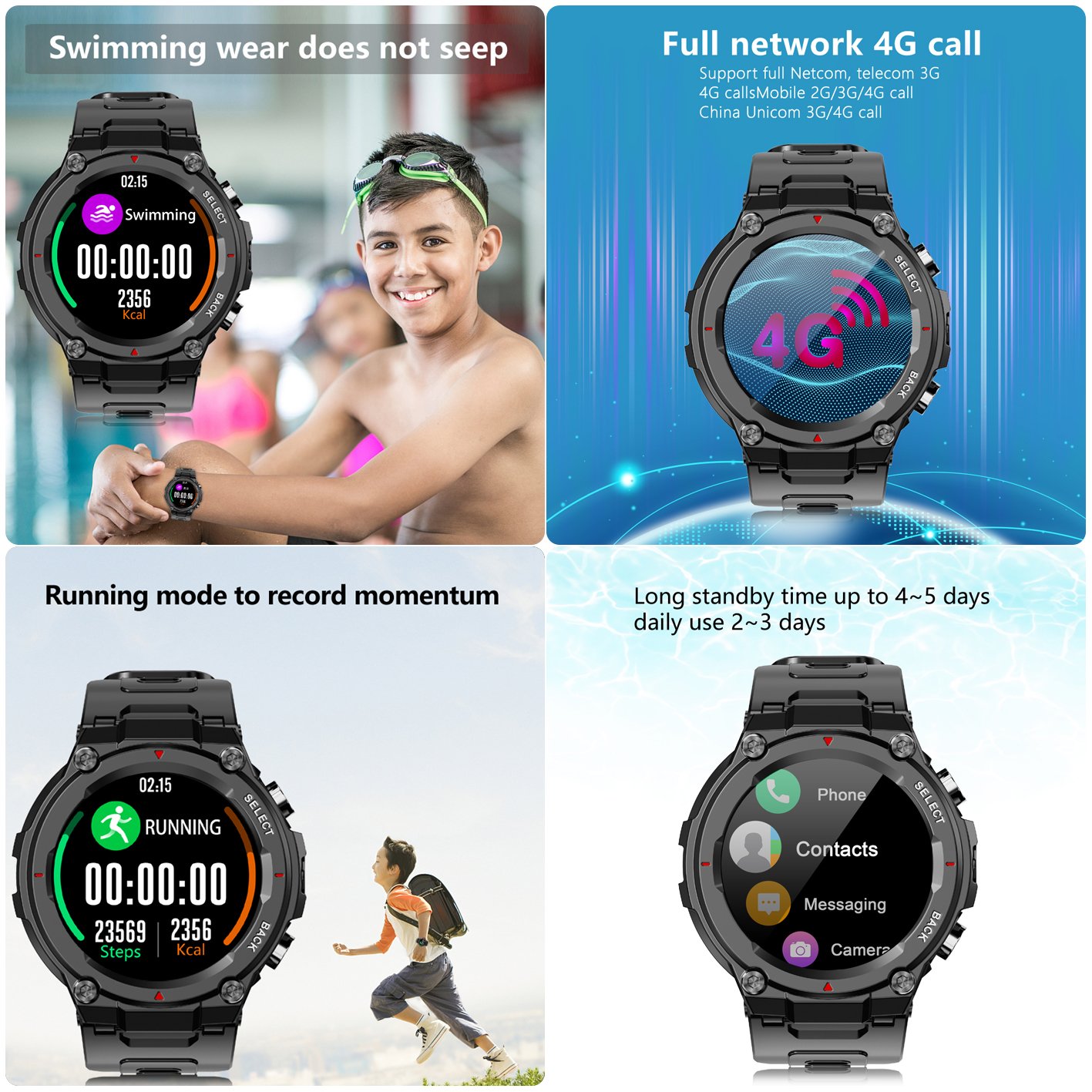 2021 New Q998 Smart Watch Man Sports Fitness Water proof Smartwatch Women Bluetooth Clock For Mobile Phones