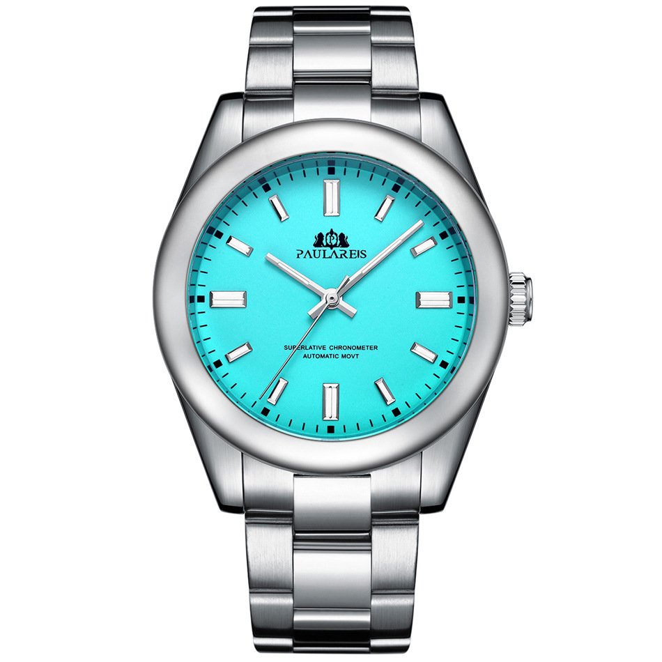 OEM ODM Designer Brand Mechanical Watches Business Automatic Wristwatch Stainless Steel Luminous Watch for Men