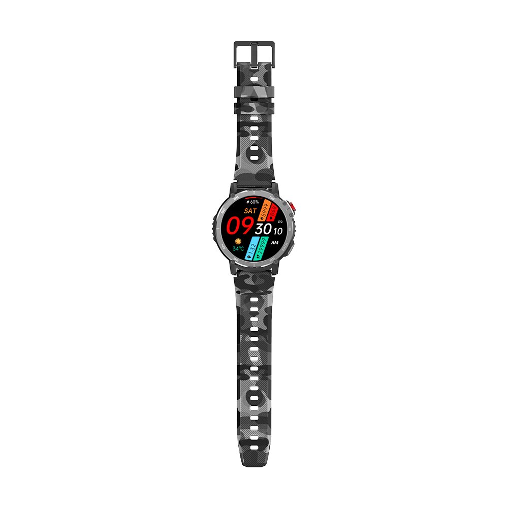 2023 Big Memory Smart Watch C22, 1.6inch HD 400*400 Display 4GB+4GB IP68 Waterproof Voice Assistant Fitness Tracker