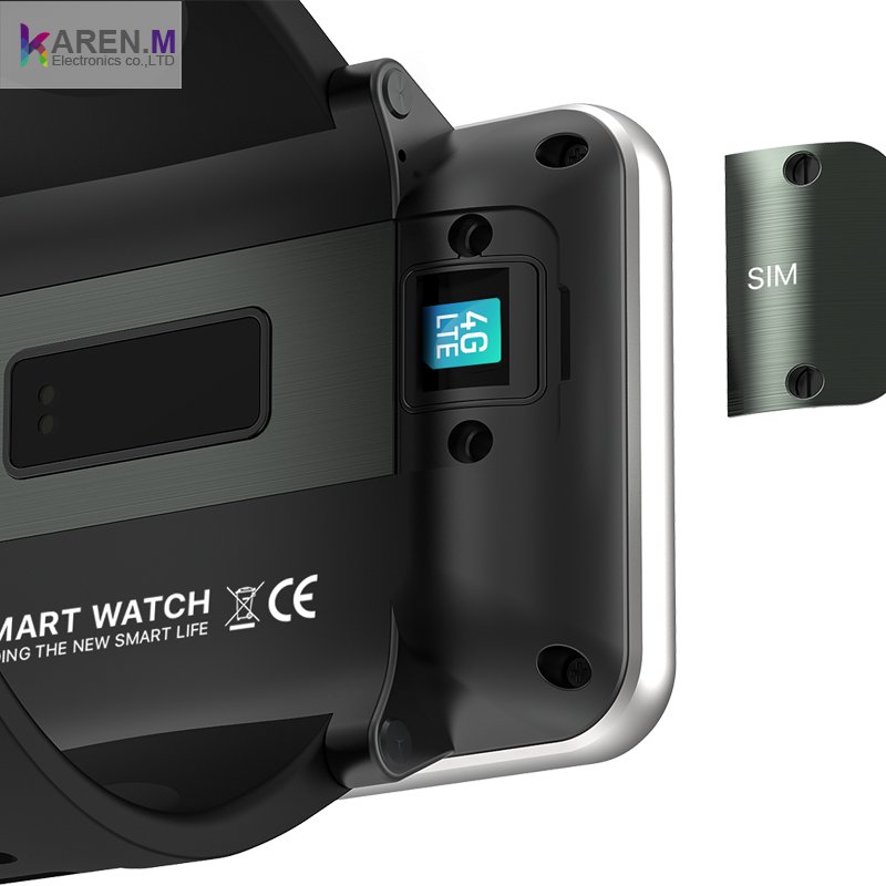 Largest Smart Watch DM100 Relogio Android 4G Smart Watch 2.86inch Full Touch Screen Sport Watch
