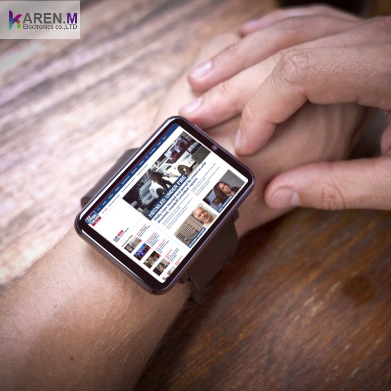 Largest Smart Watch DM100 Relogio Android 4G Smart Watch 2.86inch Full Touch Screen Sport Watch