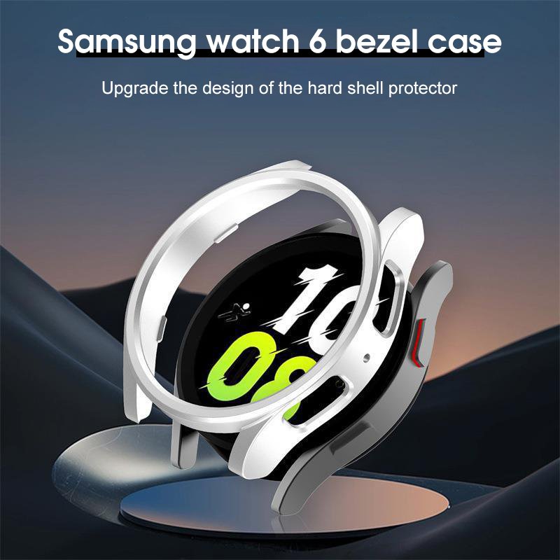 Free sample smart watch protective frame PC protector shell protective case for samsung galaxy watch 6 classic 40/44/43/47mm